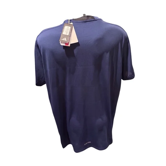 Men's Adidas Training T-Shirt Size 2XL Blue - Picture 2 of 3